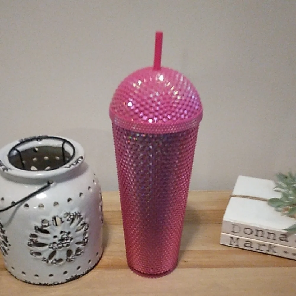 Starbucks 24 oz. Pink Studded Dome Tumbler Venti Cold Cup